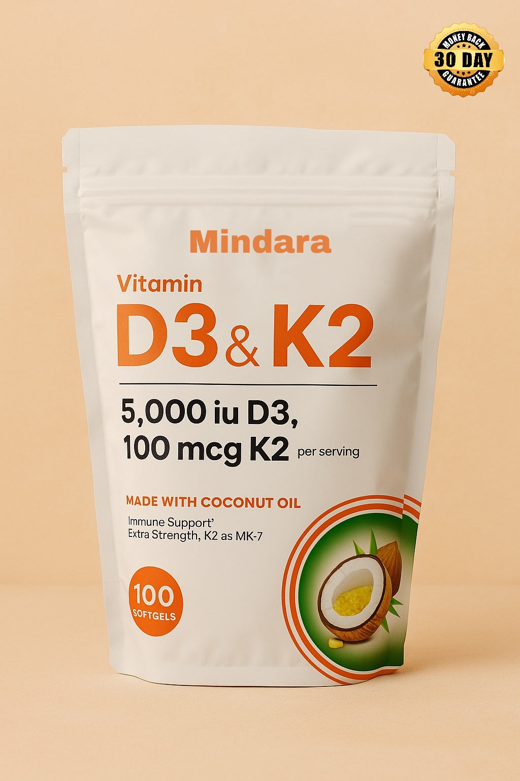 Immune Support - Vitamin D3 & K2