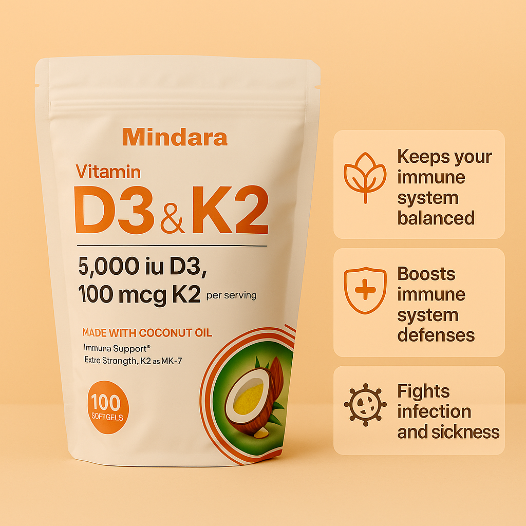 Immune Support - Vitamin D3 & K2
